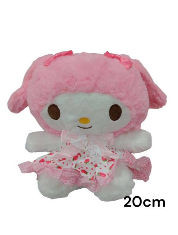 PELUCHE mymelody c/ vestido rosa 20cm