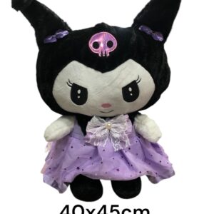 PELUCHE kuromi con vestido violeta 45cm