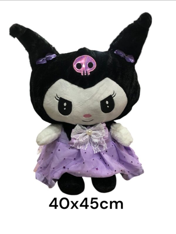 PELUCHE kuromi con vestido violeta 45cm