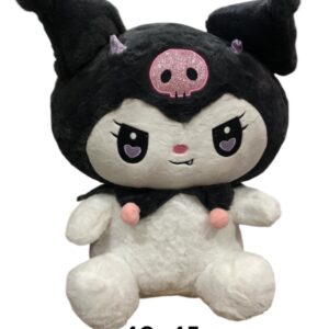 PELUCHE kuromi blanco c/ pompom de 45cm