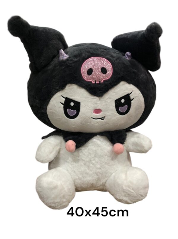 PELUCHE kuromi blanco c/ pompom de 45cm