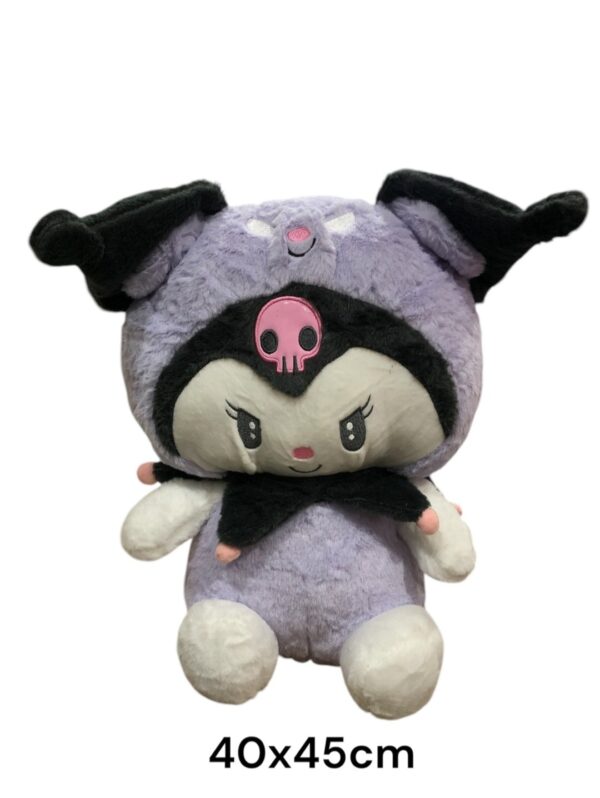 PELUCHE kuromi violeta c/ pompom