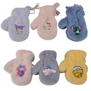 Guante infantil de personajes c/ accesorio suave (A8321)