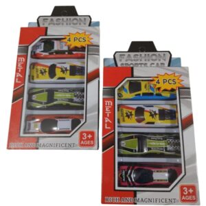 Auto de metal x4pcs (31806)