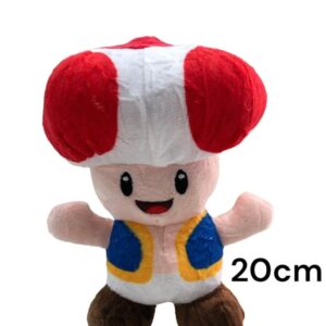 PELUCHE MARIO Toad rojo de 20cm