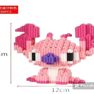 LEGO MAGIC BLOCK STICH ROSA 13X12CM 750PCS