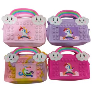 CARTERA SILICONA POPPI UNICORNIO