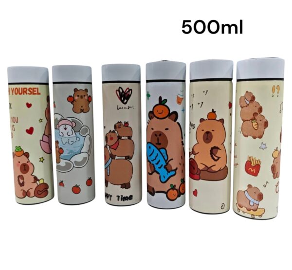 TERMO TERMICO CAPIBARA C/TEMPERATURA 500ML
