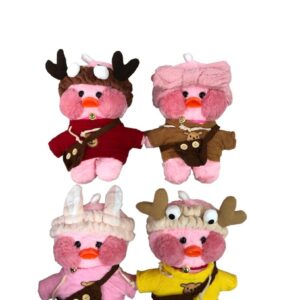 PELUCHE  Pato Lalafanfan rosa 30cm