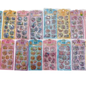 STICKER 3D CON AGUA DE PERSONAJE X11 92165