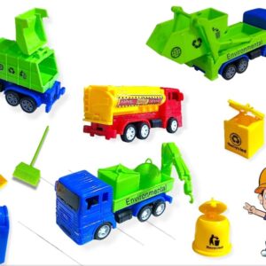 SET CAMIONES DE CONSTRUCCION