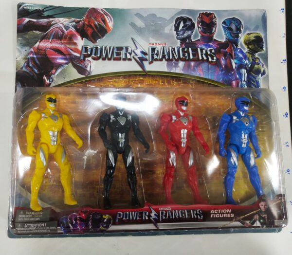 BLISTER POWER RANGERS X4