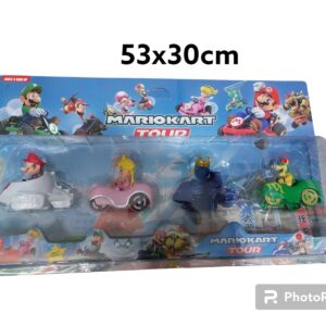 BLISTER MARIO CON AUTO X4 24417