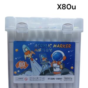 MARCADOR DOBLE PUNTA X80 COLORES 511371