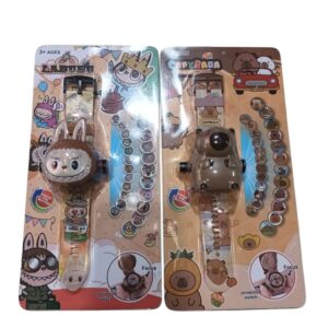 RELOJ PROYECTOR LABUBU Y CAPIBARA 999-25
