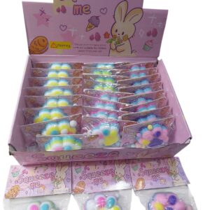 SQUISHY PATA TRICOLOR CON PELO