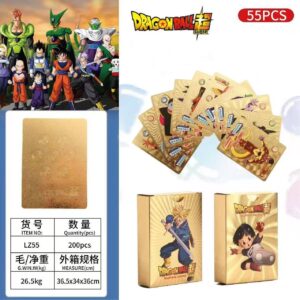 CARTA DRAGON BALL Z DORADO X50
