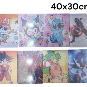 CUADRO PINTURA DIAMANTE DE PERSONAJES 40X30CM