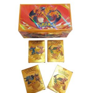 CARTAS DE POKEMON DORADAS X25