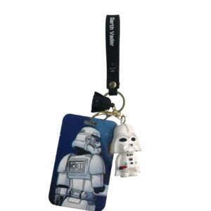 LLAVERO CON PORTA SUBE STAR WARS