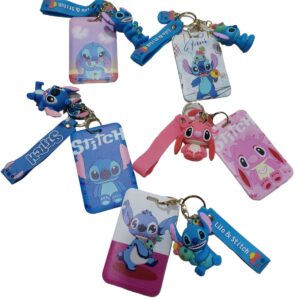 LLAVERO CON PORTA SUBE STICH