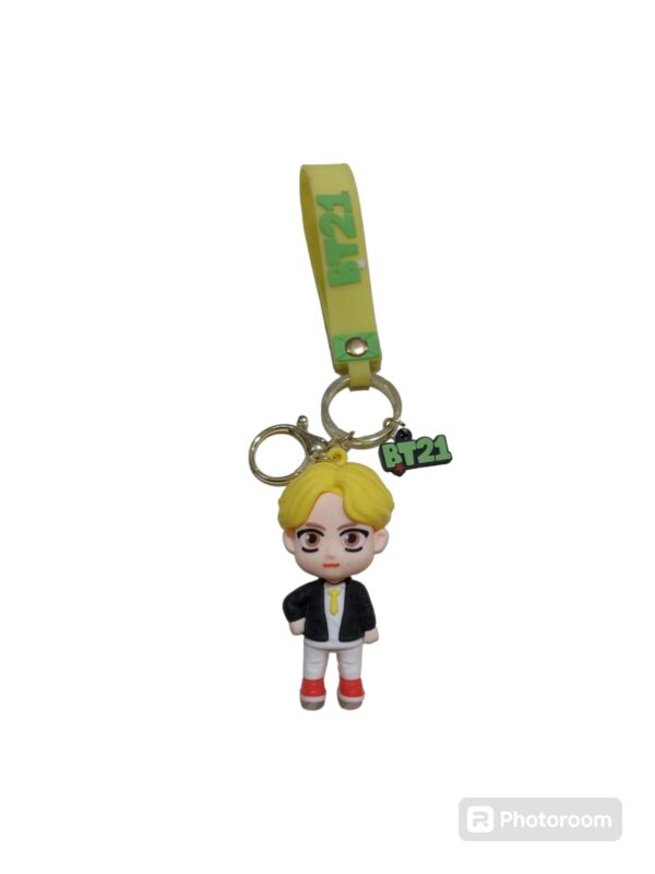 LLAVERO DE BTS AMARILLO