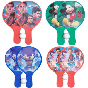 PALETA PING PONG DE PERSONAJES PARA NENE