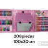 VALIJA ULTILE CON TABLE 208 PIEZAS ROSA - Imagen 2