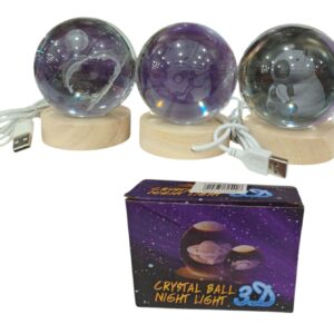 ESFERA CRISTAL LUZ CAPIBARA8CM 2540