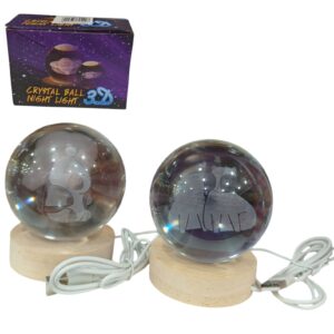 ESFERA CRISTAL LUZ CAPIBARA8CM 2542