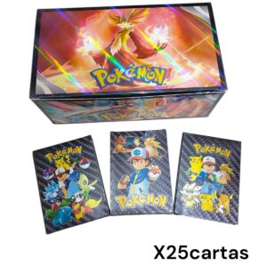 SOBRE DE POKEMON NEGRAS X25 CARTAS