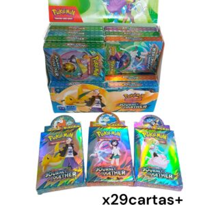 CARTAS POKEMON TRAIDING X29CARTAS+1REFORZADA