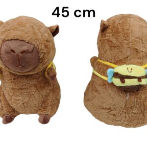 PELUCHE CAPIBARA CON ABEJA 45CM