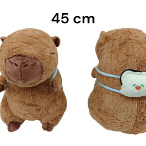 PELUCHE CAPIBARA CON DUMPLING 45CM