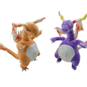 PELUCHE CHARIZARD VMAX NARANJA Y VIOLETA 25 CM