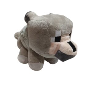 PELUCHE MINECRAFT LOBO 20CM