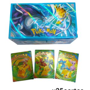 SOBRE POKEMON MULTICOLOR X25CARTAS