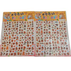 TATUAJE TEMPORAL CAPIBARA 05689