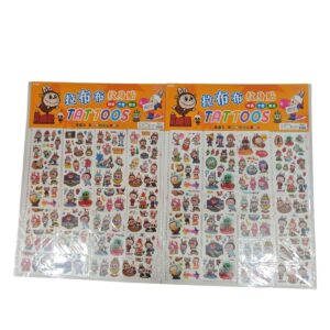 TATUAJES TEMPORALER LABUBU 05689