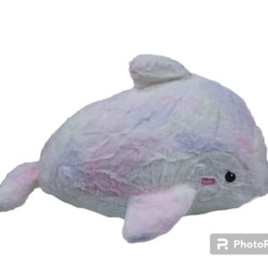 PELUCHE DELFIN MULTICOLOR PASTEL (ROSA)
