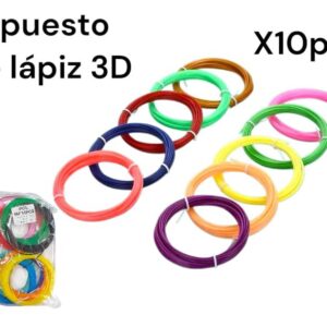 REPUESTO DE LAPICE 3D X10 ROLLITOS