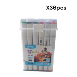 MARCADOR ACRILICO DOBLE PUNTA 36PCS 200013