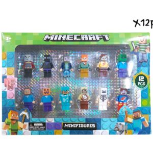MUñECO LEGO DE MINECRAFT  x12pcs