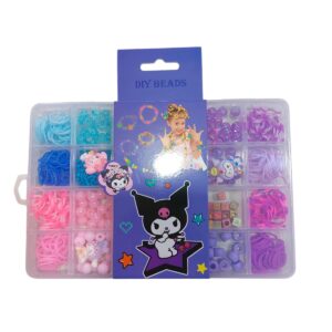 SET DE GOMITA PARA ARMAR PULSERA DE KUROMI