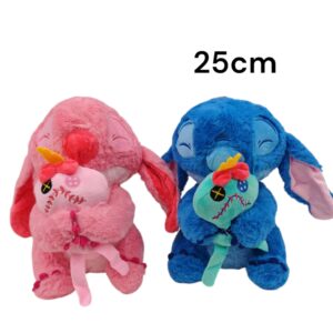 PELUCHE STICH CON BEBE 25CM