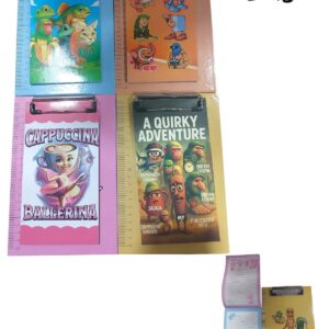 Anotador c/ carpeta tapa dura con diseño de los brain rot (SH3)