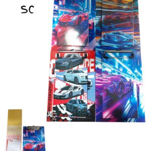 Anotador c/ carpeta tapa dura diseño de auto (SC)