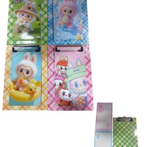 Anotador c/carpeta tapa dura diseño labubu (LB1)