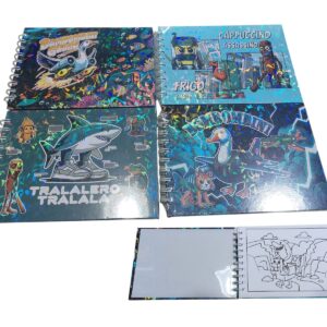 CUADERNO TAPA DURA PARA PINTAR DE LOS BRAIN ROT