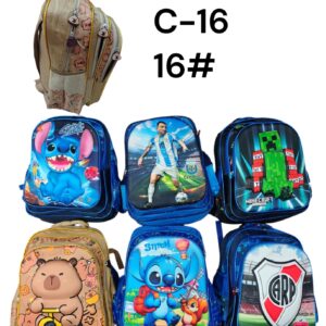 MOCHILA 3D 16*3CIERRE PERSONAJE NENE C-16